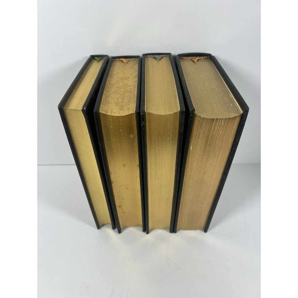 Lot Of 4 Franklin Library Full Leather Books Vintage Decor Collectible Hardcover - Picture 4 of 6